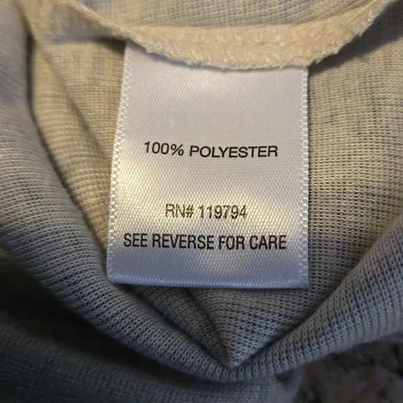 One World Abstract Design Grey & White Long Sleeve Top size 3X - Picture 10 of 14